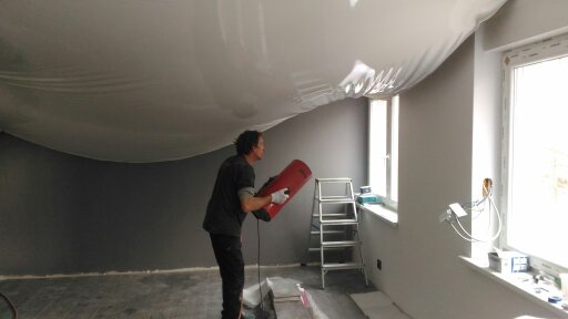 TEL 1 140 | MS Habitat Pose de plafond tendu près de Metz en Moselle : à chaud ou à froid ? Montigny-lès-Metz