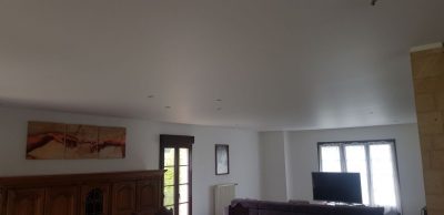 Pose d’un plafond tendu sur mesure &agrave; Bibiche en Moselle Forbach 0