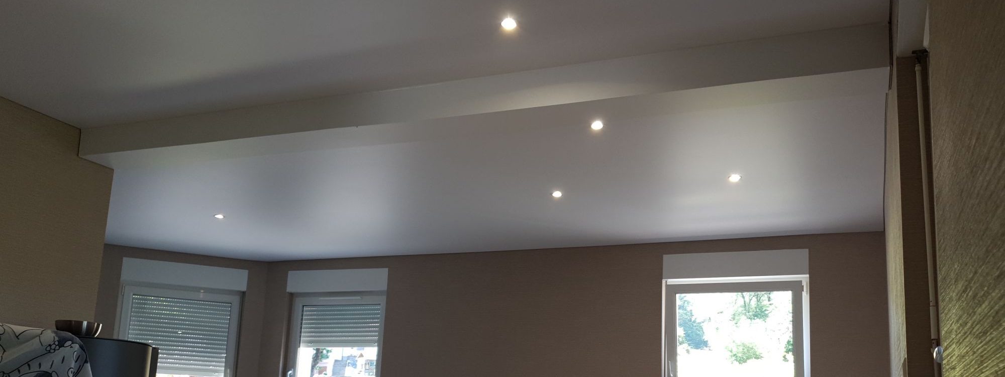 Habillage de linteau et pose de plafond tendu &agrave; Flastroff Fameck