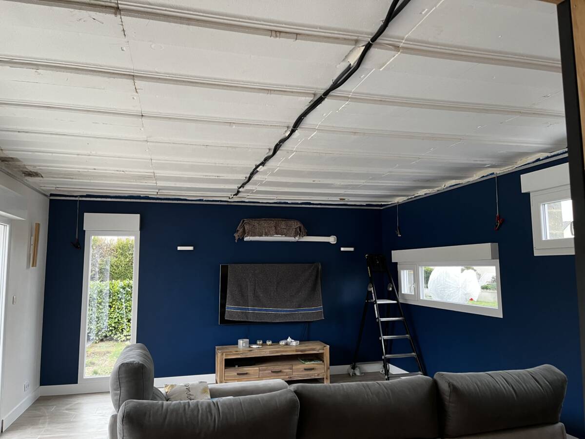 IMG_2166 | MS Habitat Plafond tendu dans une extension de maison à Boust près du Luxembourg Fameck 0